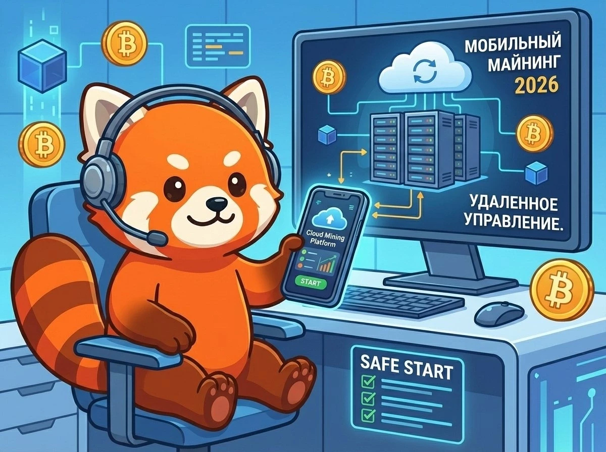 Майнинг на телефоне